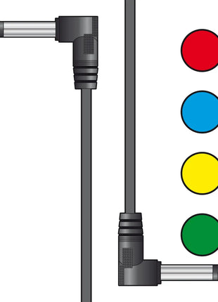 Citronic Classic Audio Patch Lead Set Multicolour 6 pcs 0.15m Citronic