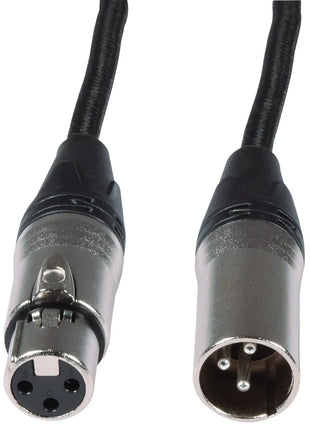 Citronic Braid XLRF-XLRM Blk 1.5m Citronic