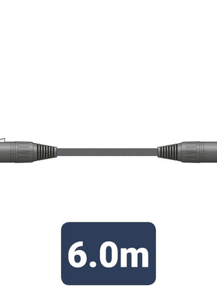 Citronic Braid XLRF-XLRM Blk 6m Citronic