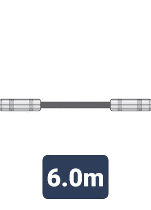 Citronic Classic Braided Guitar Lead Black 6.0m Citronic