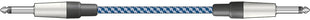Citronic Braid Guitar Lead Blue/White 3m Citronic