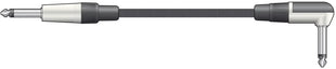 Citronic Classic Braided Right Angled Guitar Lead Black 3.0m Citronic