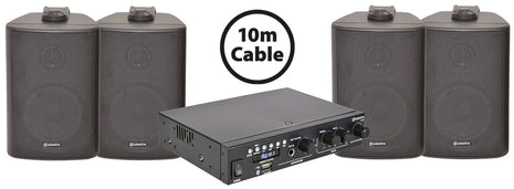 Adastra 4 x BC3-B Wall Speakers + A22 Package Adastra