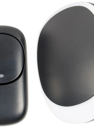 Mercury Wireless Plug-in Doorbell with LED Alert Black Mercury