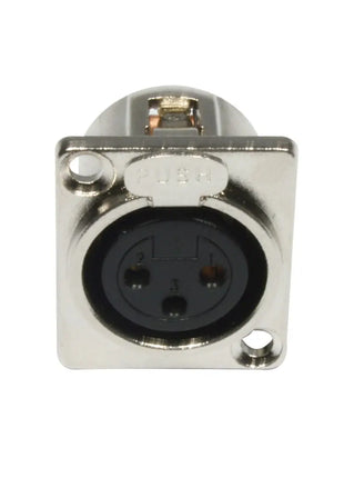 Accu Cable AC-C-XF3 XLR 3pin female panel metal