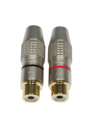 Accu Cable AC-C-RFG/SET RCA Cinch plug female gold