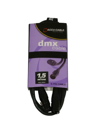 Accu Cable AC-DMX5/15 -5 p. XLR m/5 p. XLR f 15m