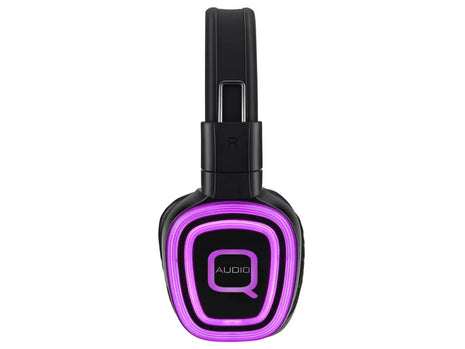 Silent Disco Headphones - 3 Selectable Channels Q-Audio