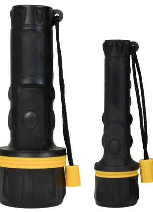 Mercury 3 Straw hat LED Rubber Torch 2 x AA Mercury