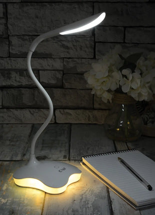 LYYT USB LED Desk Lamp with Nightlight White LYYT