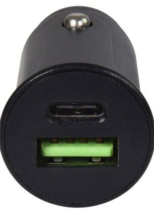 Mercury USB A+C Micro Car Charger Mercury