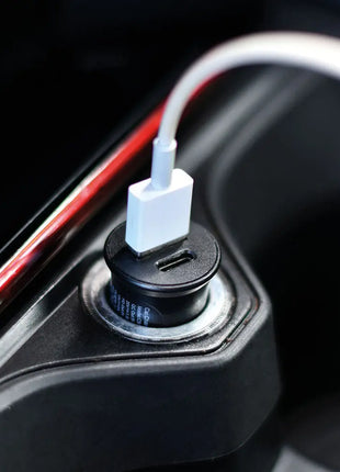 Mercury USB A+C Micro Car Charger Mercury