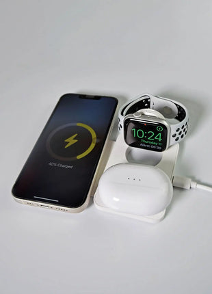 Mercury 15W Foldable 3in1 Magnetic wireless charger Mercury