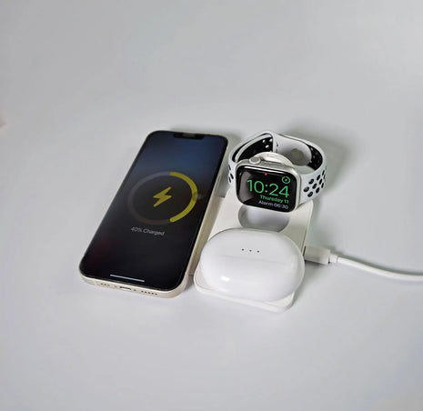 Mercury 15W Foldable 3in1 Magnetic wireless charger Mercury