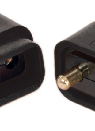 Mercury Rubber 2Pin 10A Black Mercury