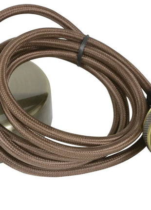 LYYT E27 Pendant Cord Set Antique Brass LYYT