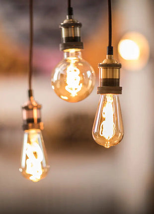 LYYT E27 Pendant Cord Set Antique Brass LYYT