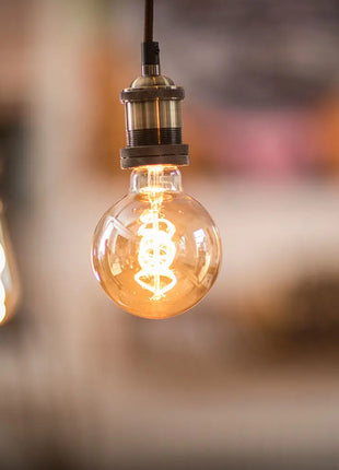 LYYT E27 Pendant Cord Set Antique Brass LYYT