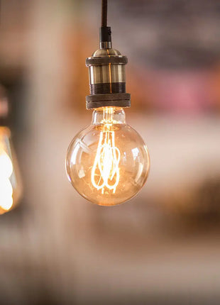 LYYT E27 Pendant Cord Set Antique Brass LYYT