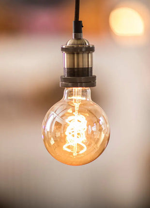 LYYT E27 Pendant Cord Set Antique Brass LYYT