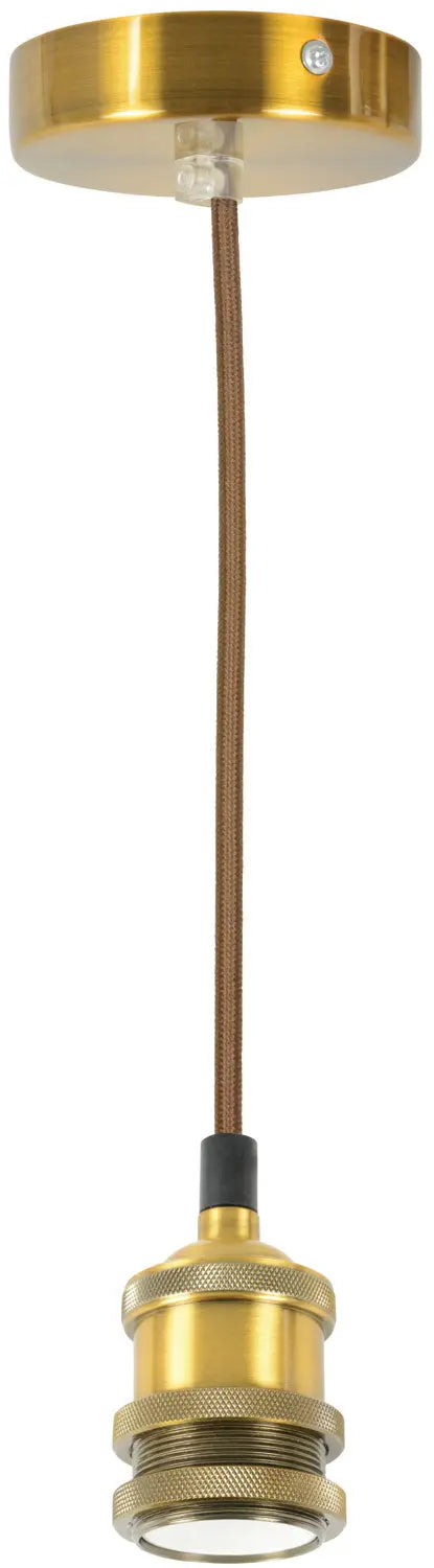 LYYT E27 Pendant Cord Set Antique Gold LYYT