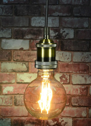 LYYT E27 Pendant Cord Set Antique Gold LYYT