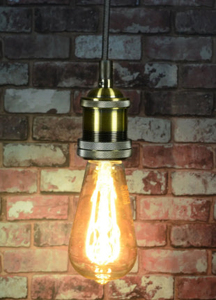 LYYT E27 Pendant Cord Set Antique Gold LYYT