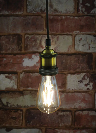 LYYT E27 Pendant Cord Set Antique Gold LYYT