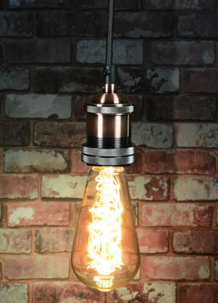 LYYT E27 Pendant Cord Set Antique Copper LYYT