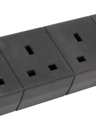 Mercury 4 gang 13A trailing socket with neon Mercury