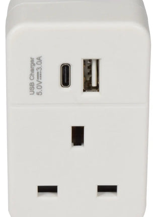 Mercury Plug Through Adaptor USB A+C Mercury
