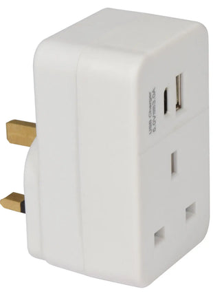 Mercury Plug Through Adaptor USB A+C Mercury
