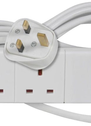 Mercury 2 Gang 13A Mains Extension Lead 3.0m Mercury