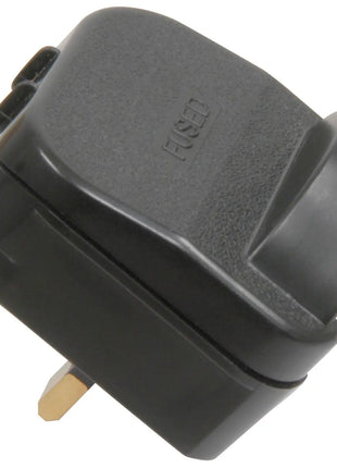 Mercury Black SCP 13A Euro converter plug- bulk Mercury