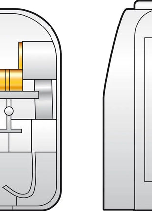 Mercury European converter plug - White Mercury
