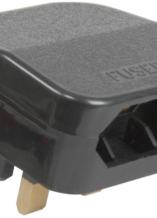 Mercury Black FCP fused Euro converter plug- bulk Mercury