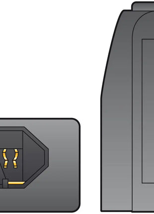 Mercury Black FCP fused Euro converter plug- bulk Mercury