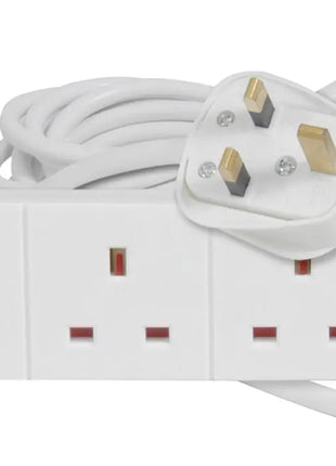 Mercury 4-Way Extension Lead, Neon Mercury