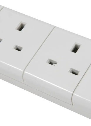Mercury 2 gang 13A trailing socket, bulk Mercury