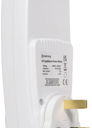 Mercury UK Appliance Power Meter Mercury