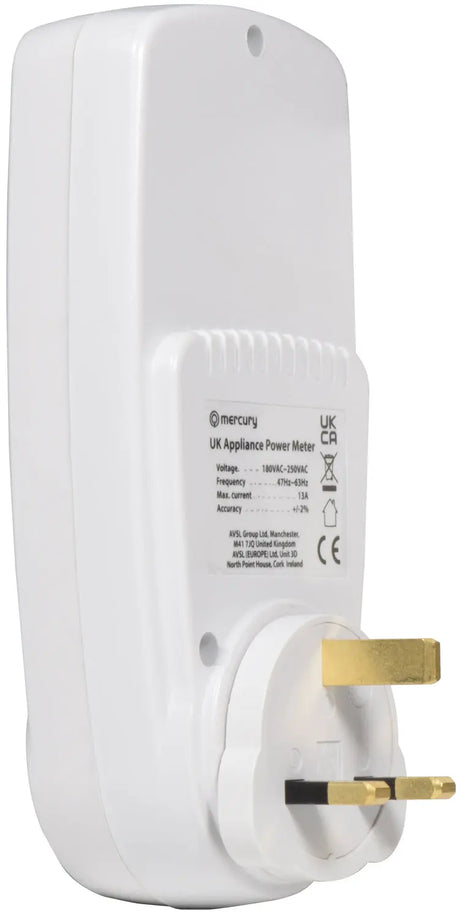 Mercury UK Appliance Power Meter Mercury