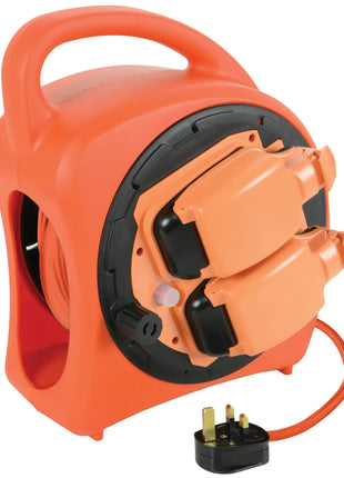 Mercury 2-Gang 20m Weatherproof Garden Extension Reel Mercury