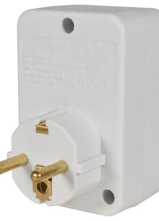 Mercury EU Travel Adaptor with Twin USB Mercury