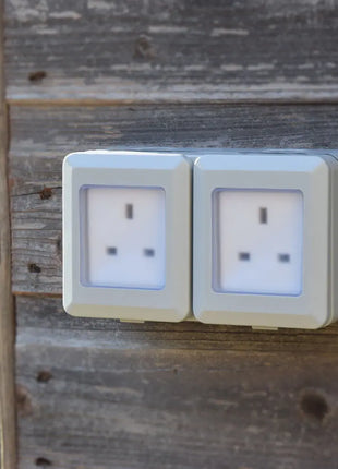 Mercury IP55 2 Gang Socket Mercury