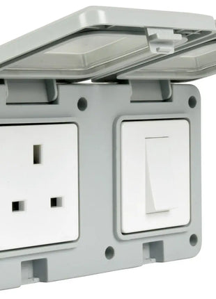Mercury IP55 Single switch and Socket Mercury