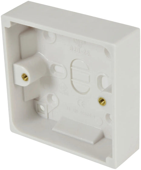 Mercury WA28 Single surface box, 25mm Mercury