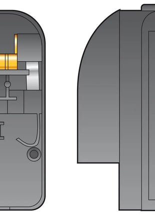 Mercury Black SCP3 13A rated Euro converter plug- bulk Mercury