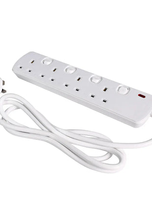 Mercury UK 4 Gang Switched Extension Lead 2.0m Mercury