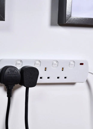 Mercury UK 4 Gang Switched Extension Lead 2.0m Mercury