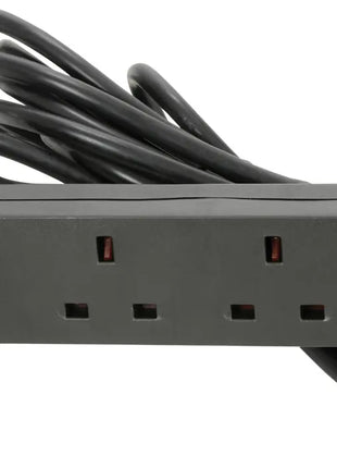 Mercury UK 4-Gang Extension Lead Black 5.0m Mercury